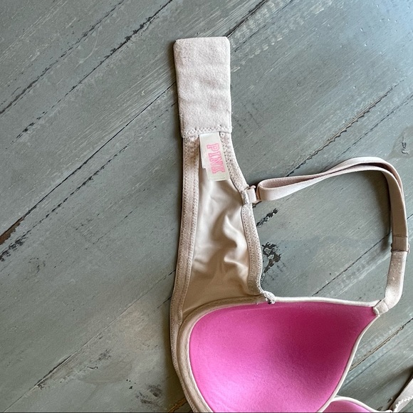PINK Nude Bra w/ Underwire - 32D - Picture 6 of 6